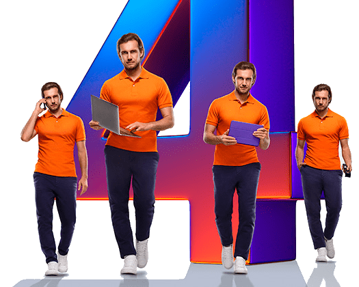 Великолепная четверка Ростелеком в деревня Улитино (Московская область)